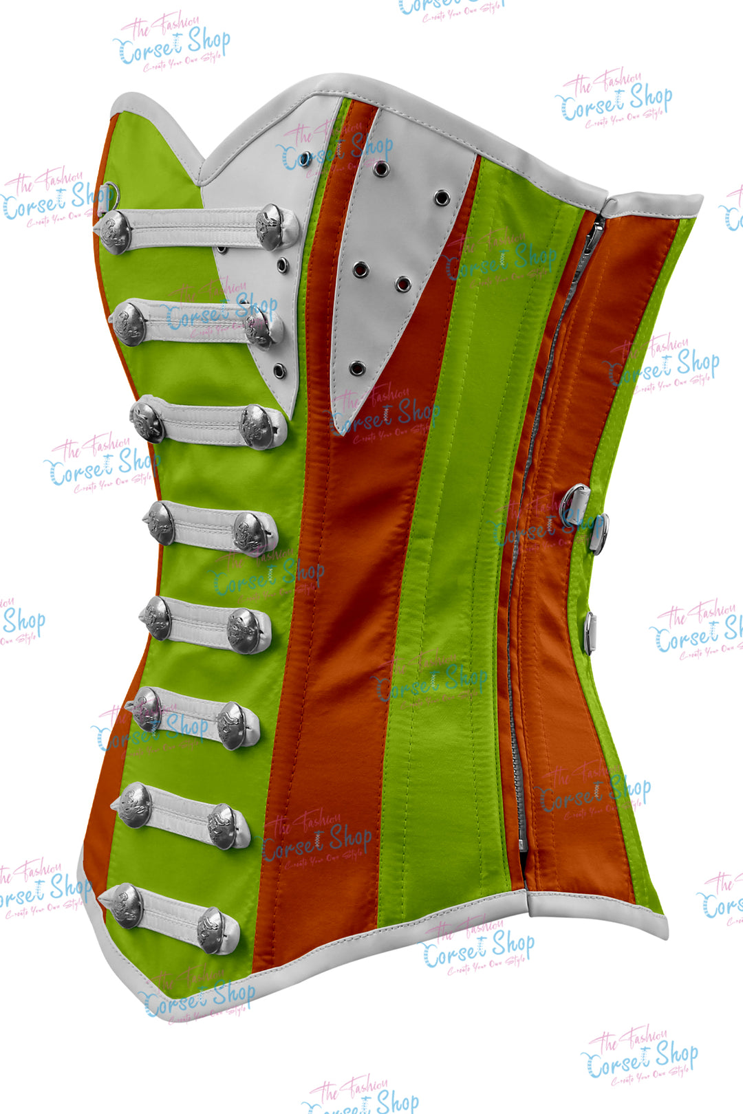 Jessie Satin Overbust Corset