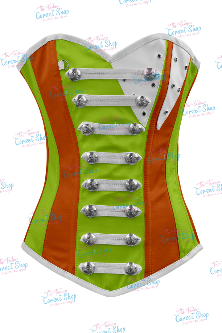 Jessie Satin Overbust Corset