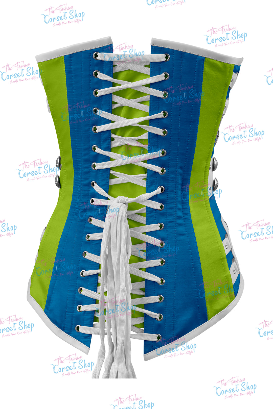 Dackett Satin Steampunk Overbust Corset