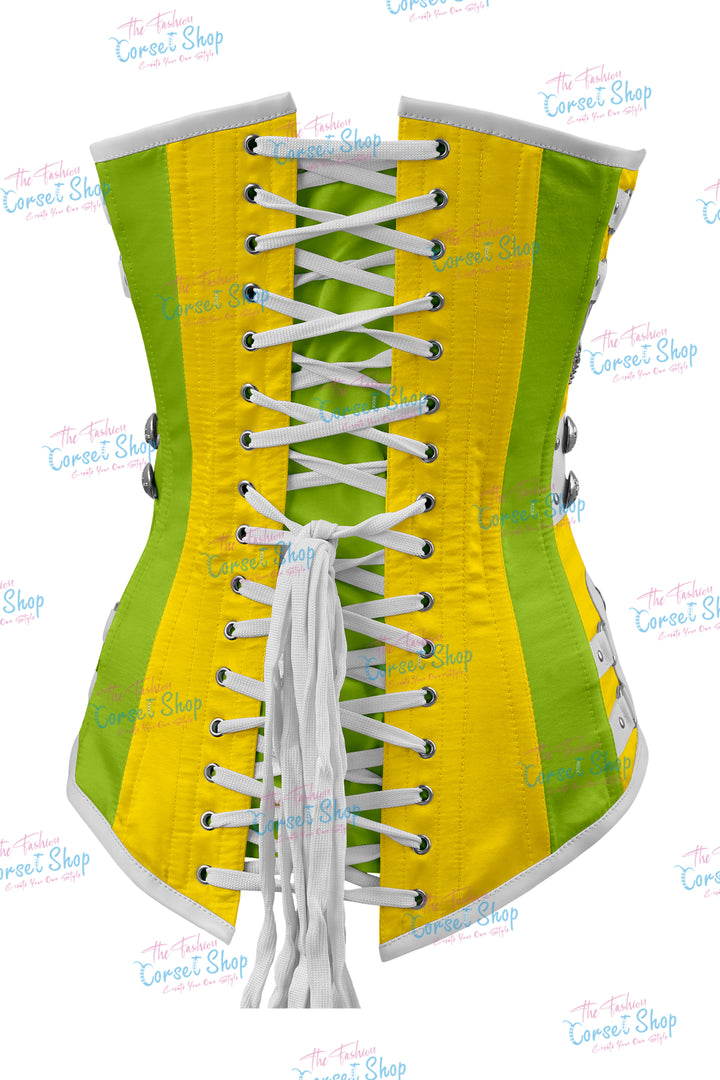 Dackett Satin Steampunk Overbust Corset