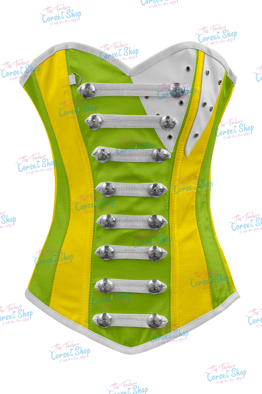 Jessie Satin Overbust Corset