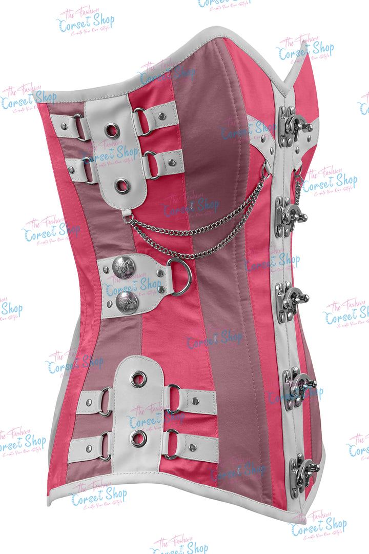 Dackett Satin Steampunk Overbust Corset