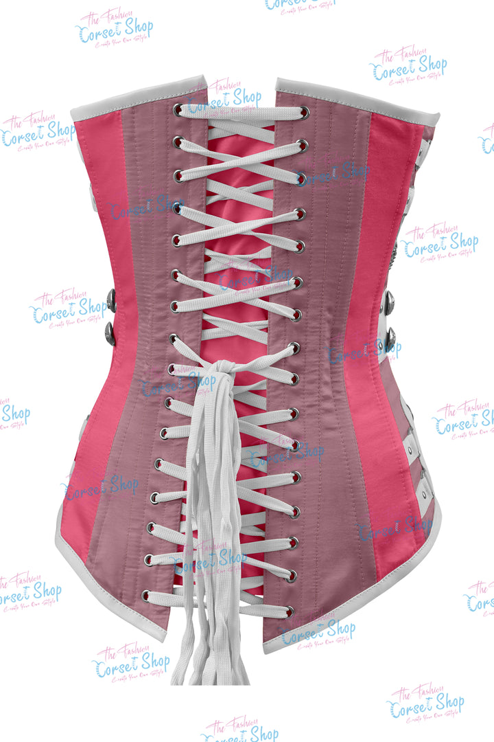 Dackett Satin Steampunk Overbust Corset
