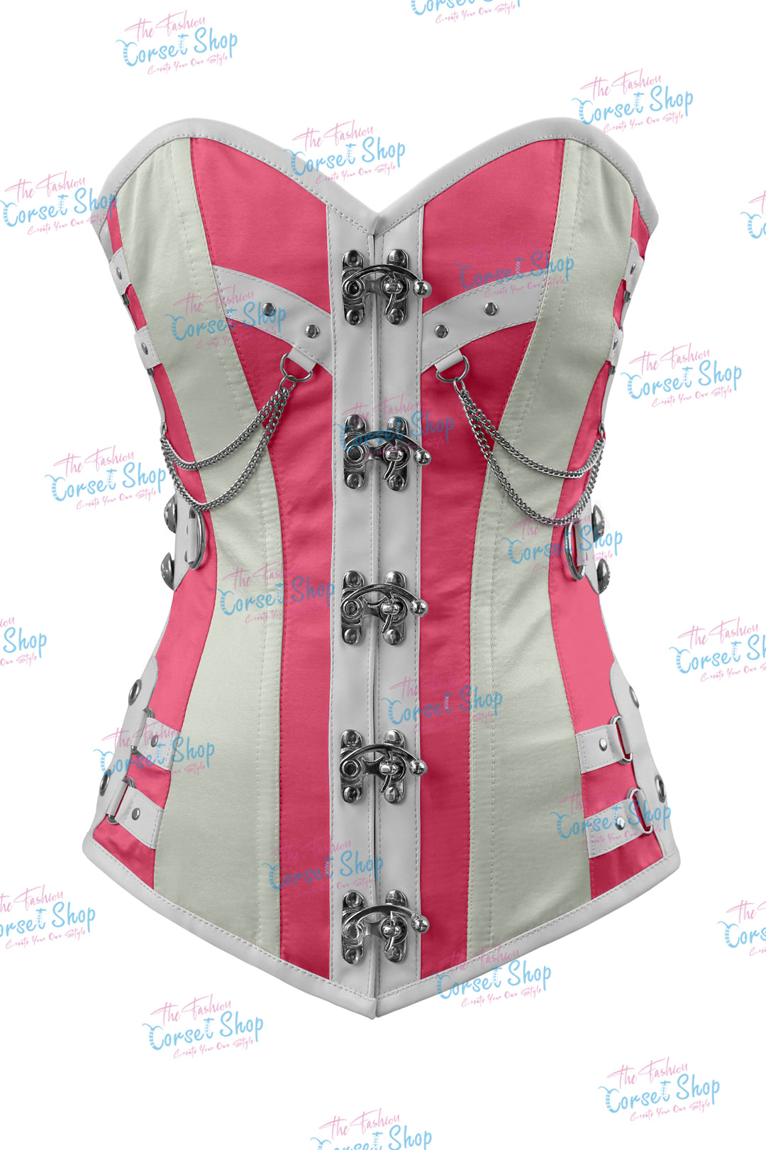 Dackett Satin Steampunk Overbust Corset
