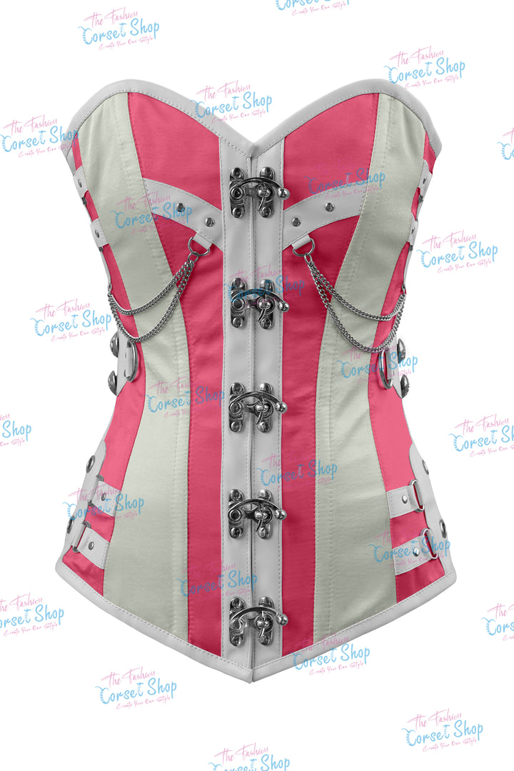 Dackett Satin Steampunk Overbust Corset