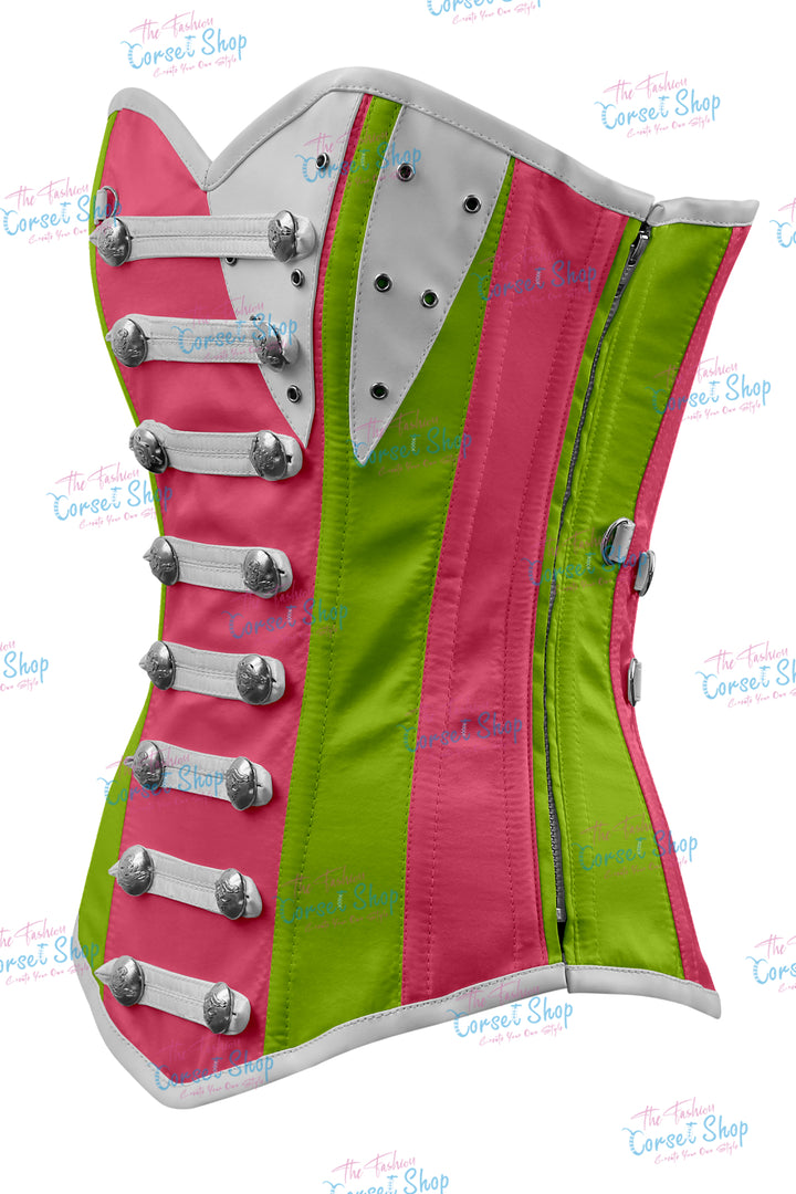 Jessie Satin Overbust Corset