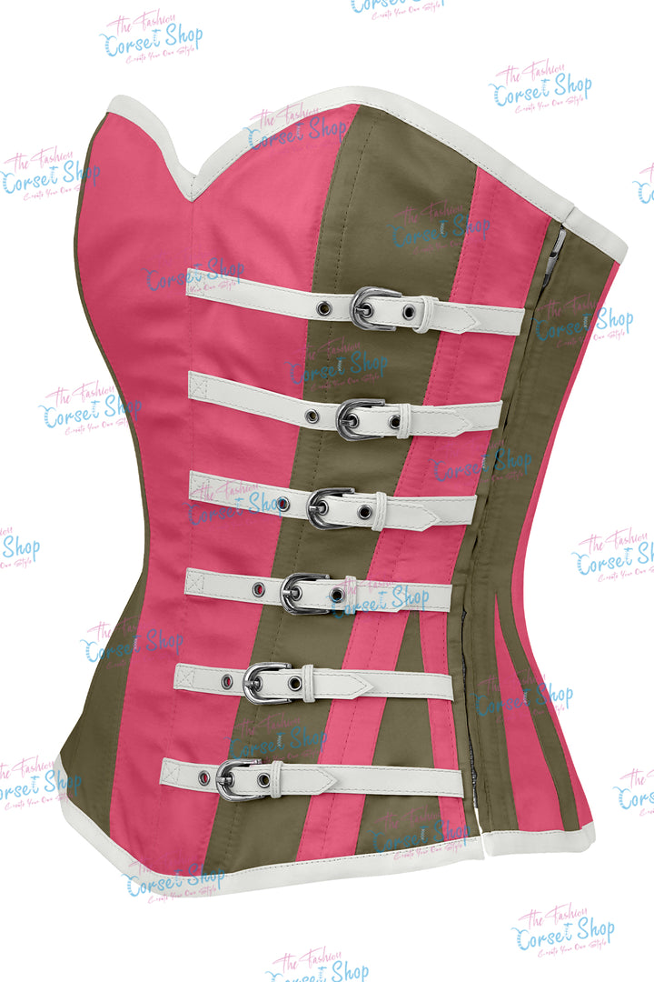 Agabeze Gothic Satin Overbust Corset