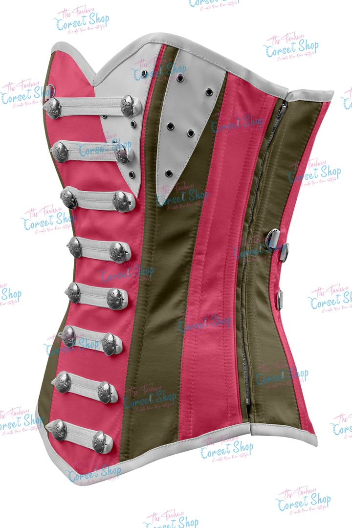 Jessie Satin Overbust Corset
