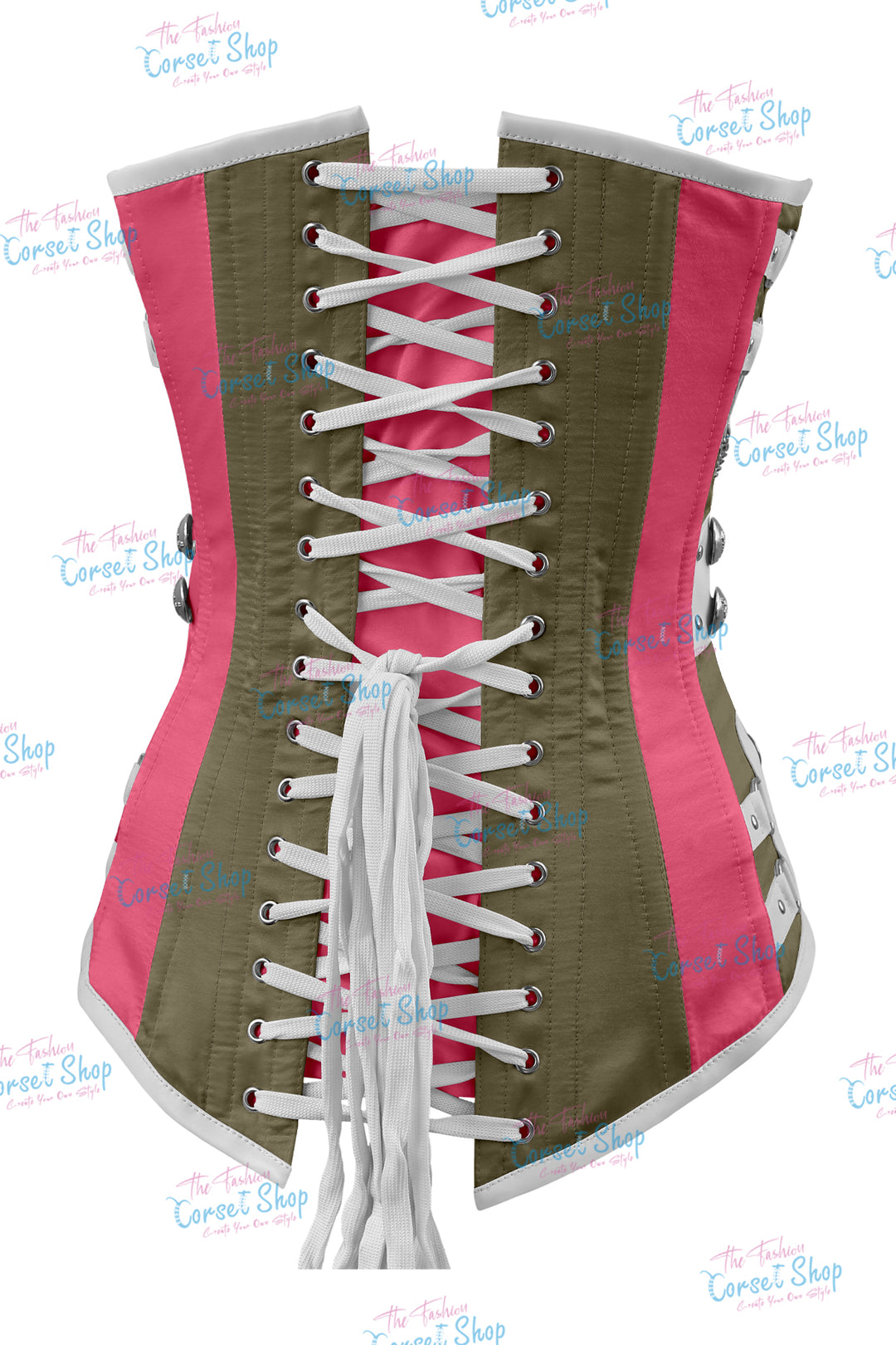 Dackett Satin Steampunk Overbust Corset