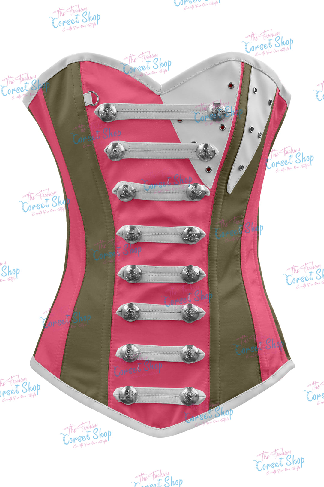 Jessie Satin Overbust Corset
