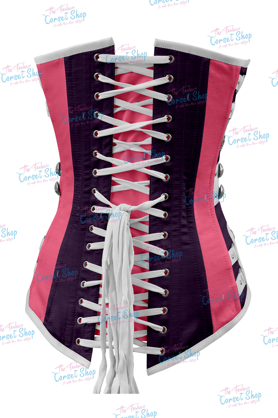 Dackett Satin Steampunk Overbust Corset