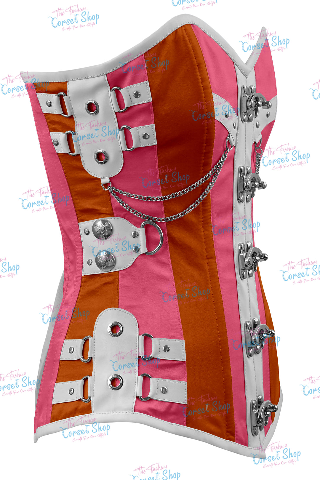 Dackett Satin Steampunk Overbust Corset
