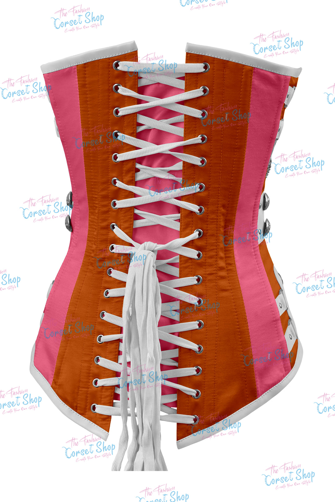 Dackett Satin Steampunk Overbust Corset