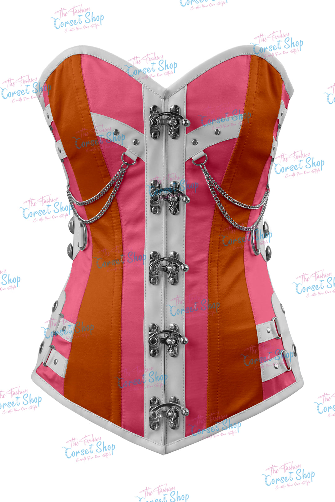 Dackett Satin Steampunk Overbust Corset