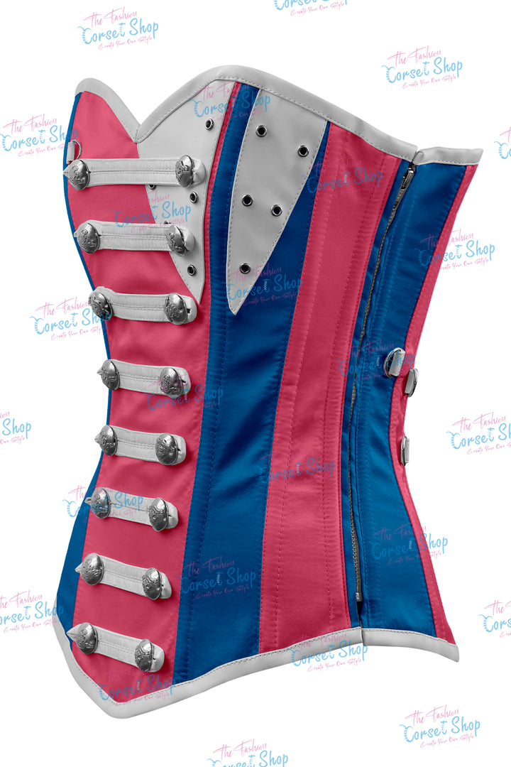 Jessie Satin Overbust Corset