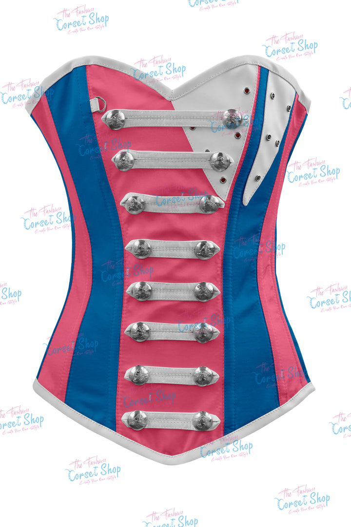 Jessie Satin Overbust Corset