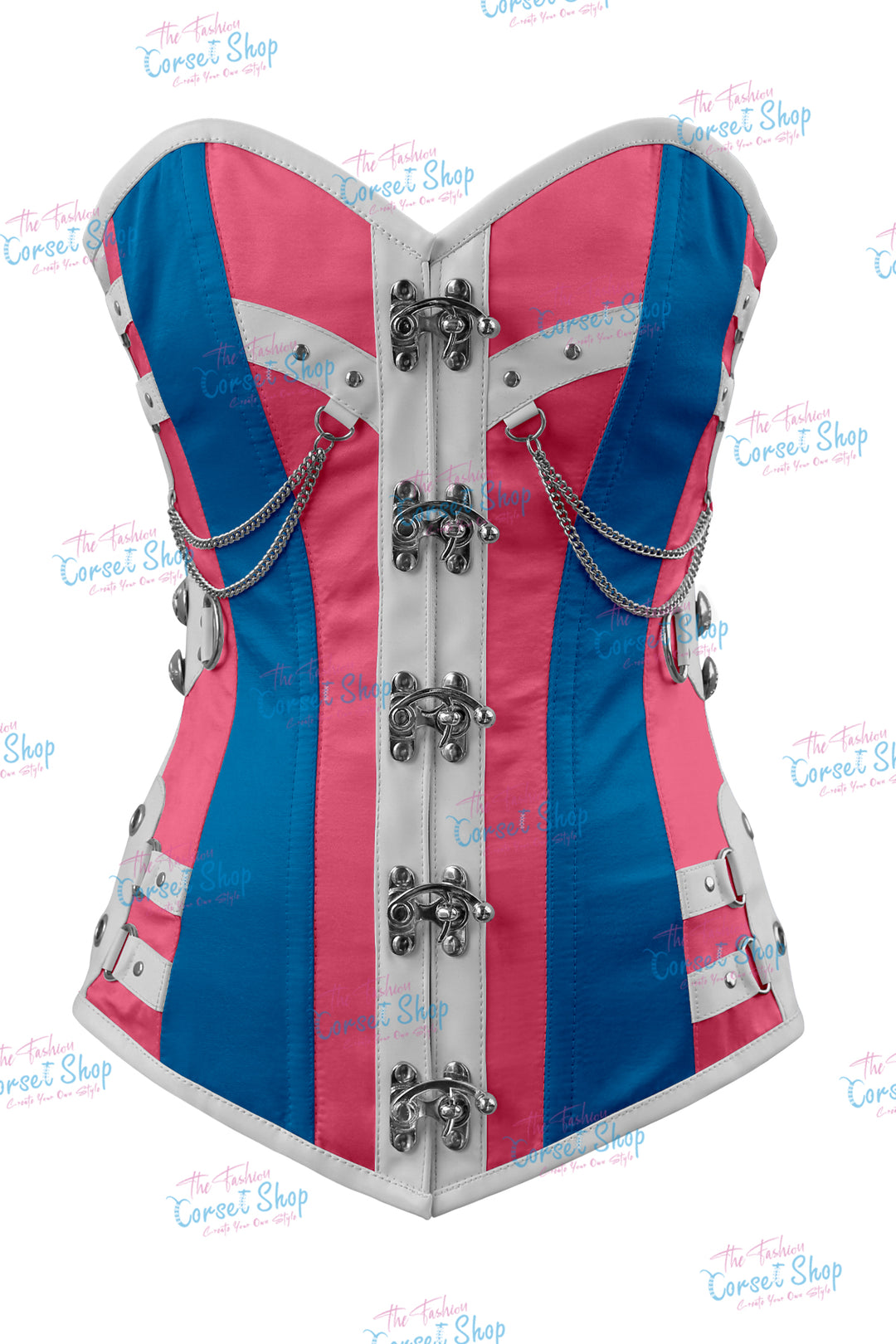 Dackett Satin Steampunk Overbust Corset