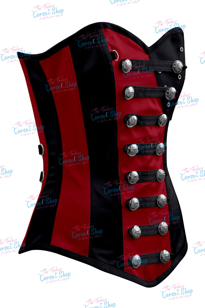 Jessie Satin Overbust Corset