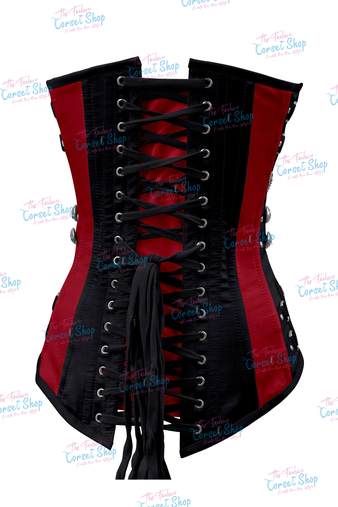 Dackett Satin Steampunk Overbust Corset