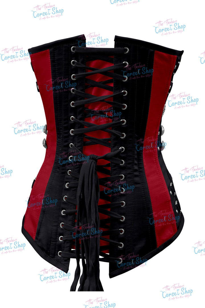 Dackett Satin Steampunk Overbust Corset