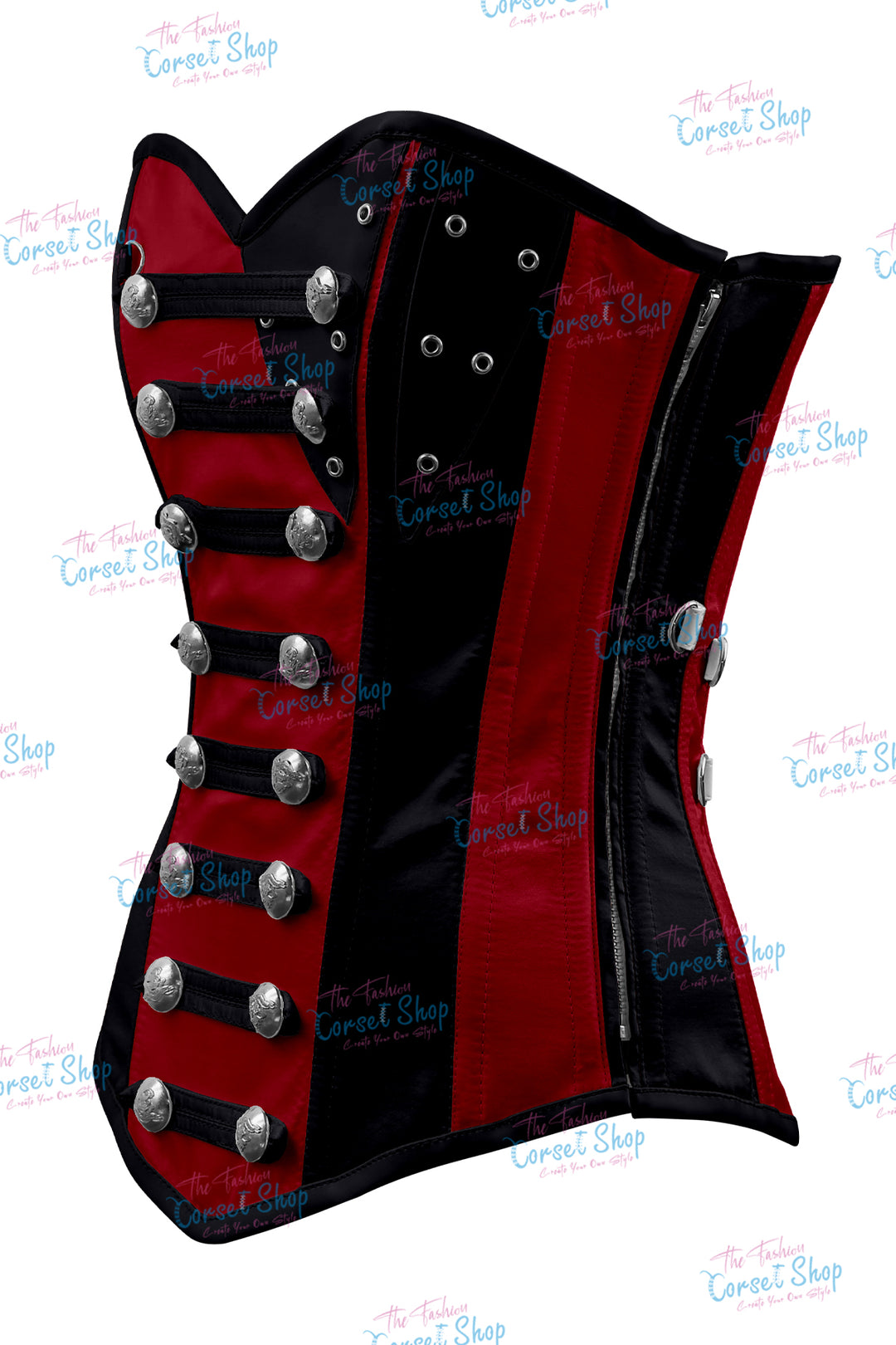 Jessie Satin Overbust Corset