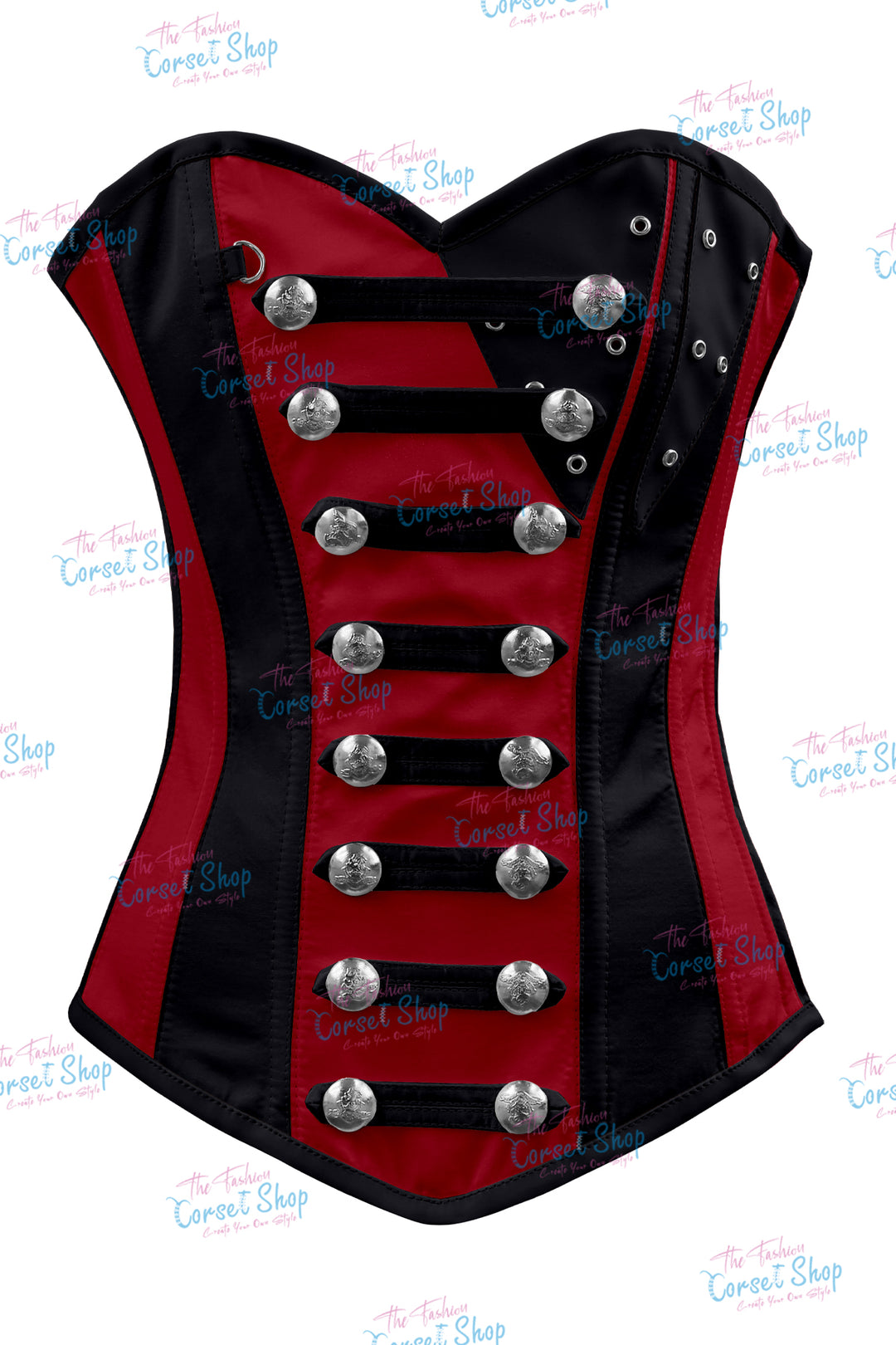 Jessie Satin Overbust Corset