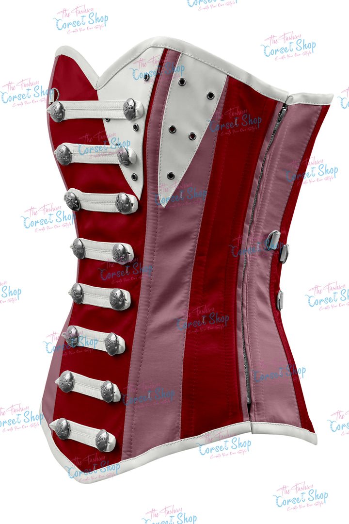 Jessie Satin Overbust Corset