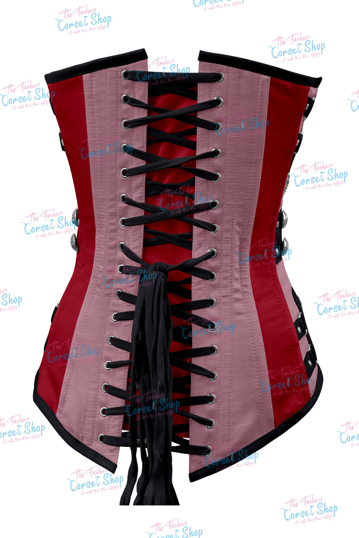 Dackett Satin Steampunk Overbust Corset