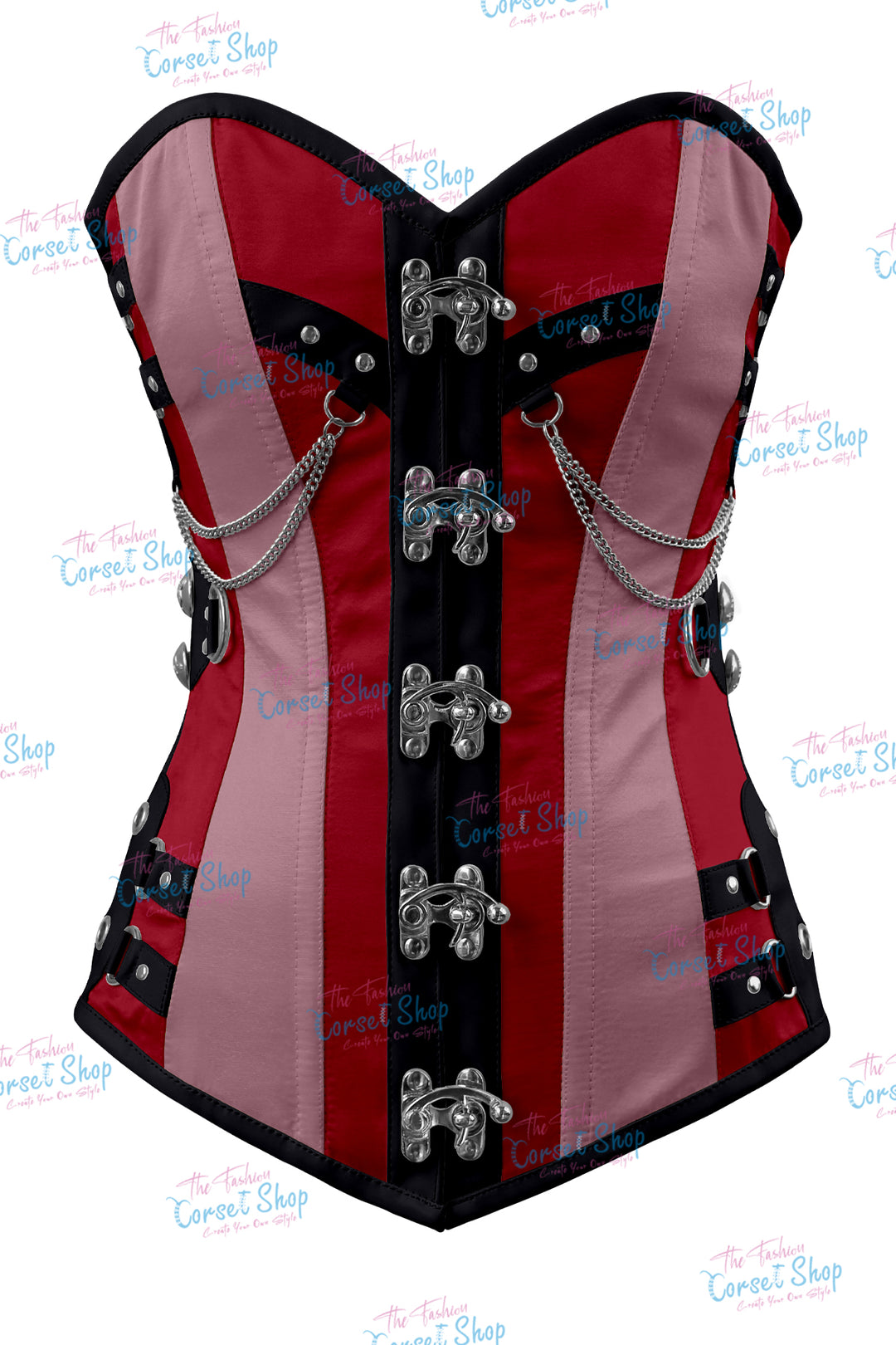 Dackett Satin Steampunk Overbust Corset