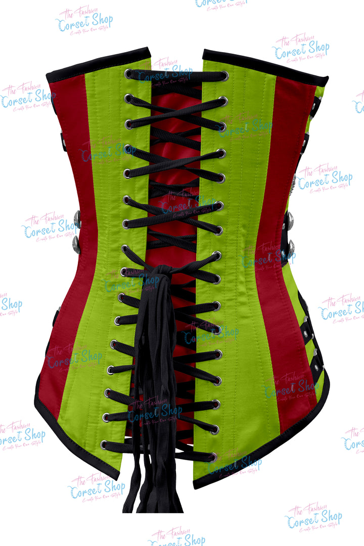 Dackett Satin Steampunk Overbust Corset