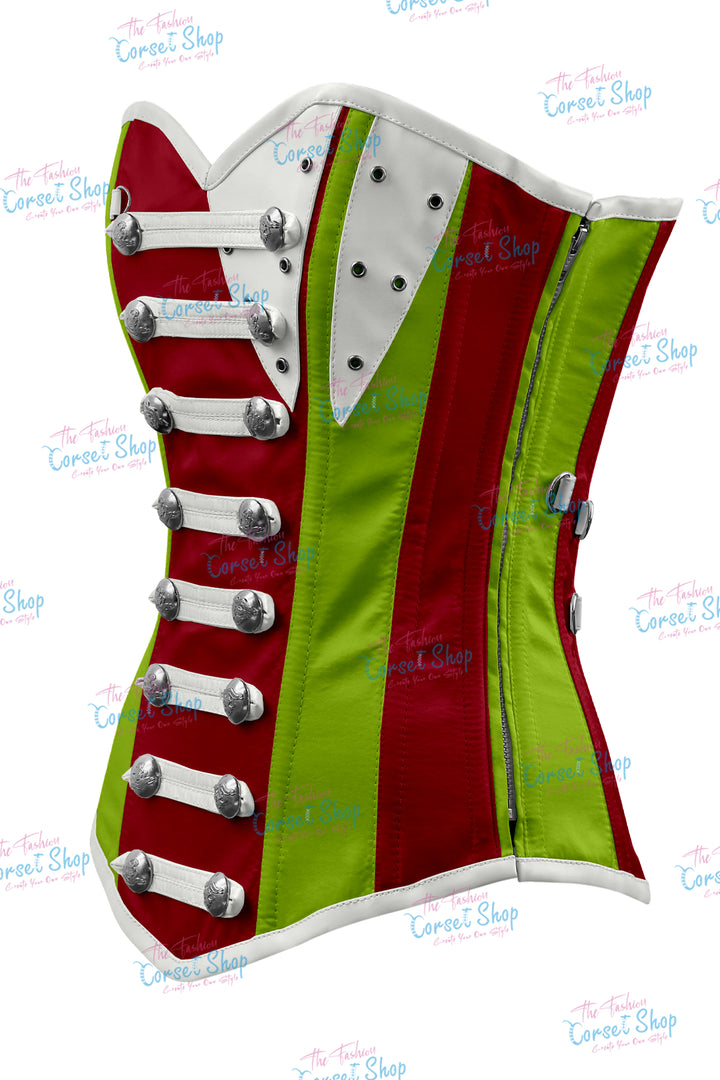 Jessie Satin Overbust Corset
