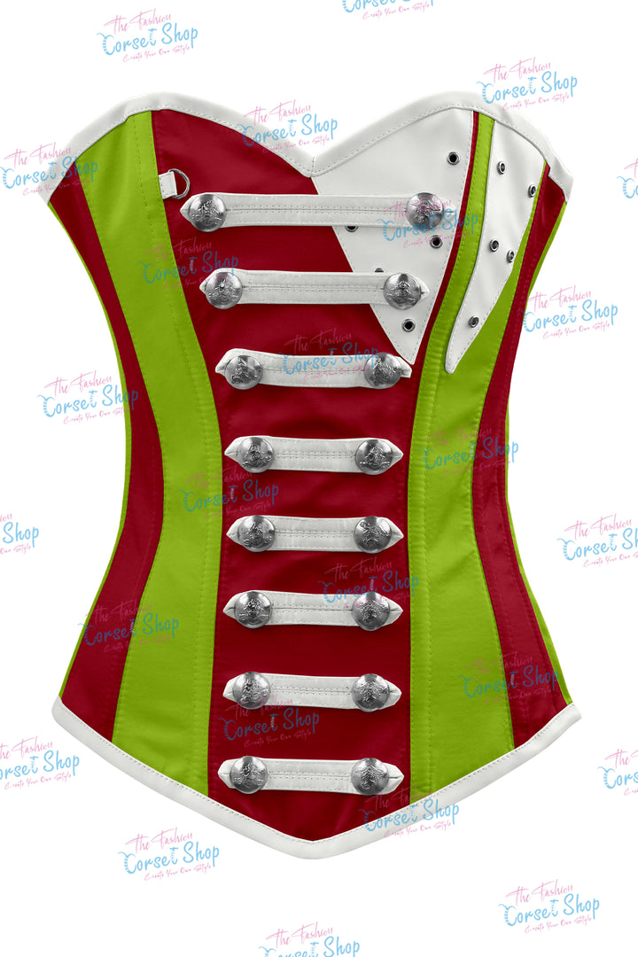 Jessie Satin Overbust Corset