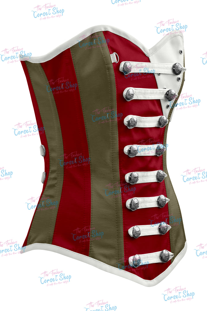 Jessie Satin Overbust Corset