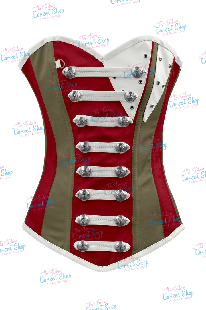 Jessie Satin Overbust Corset