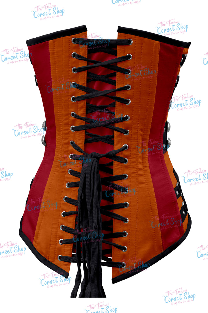 Dackett Satin Steampunk Overbust Corset