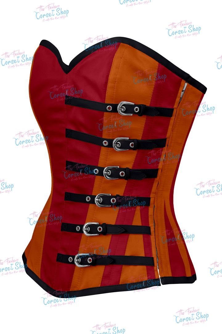 Agabeze Gothic Satin Overbust Corset