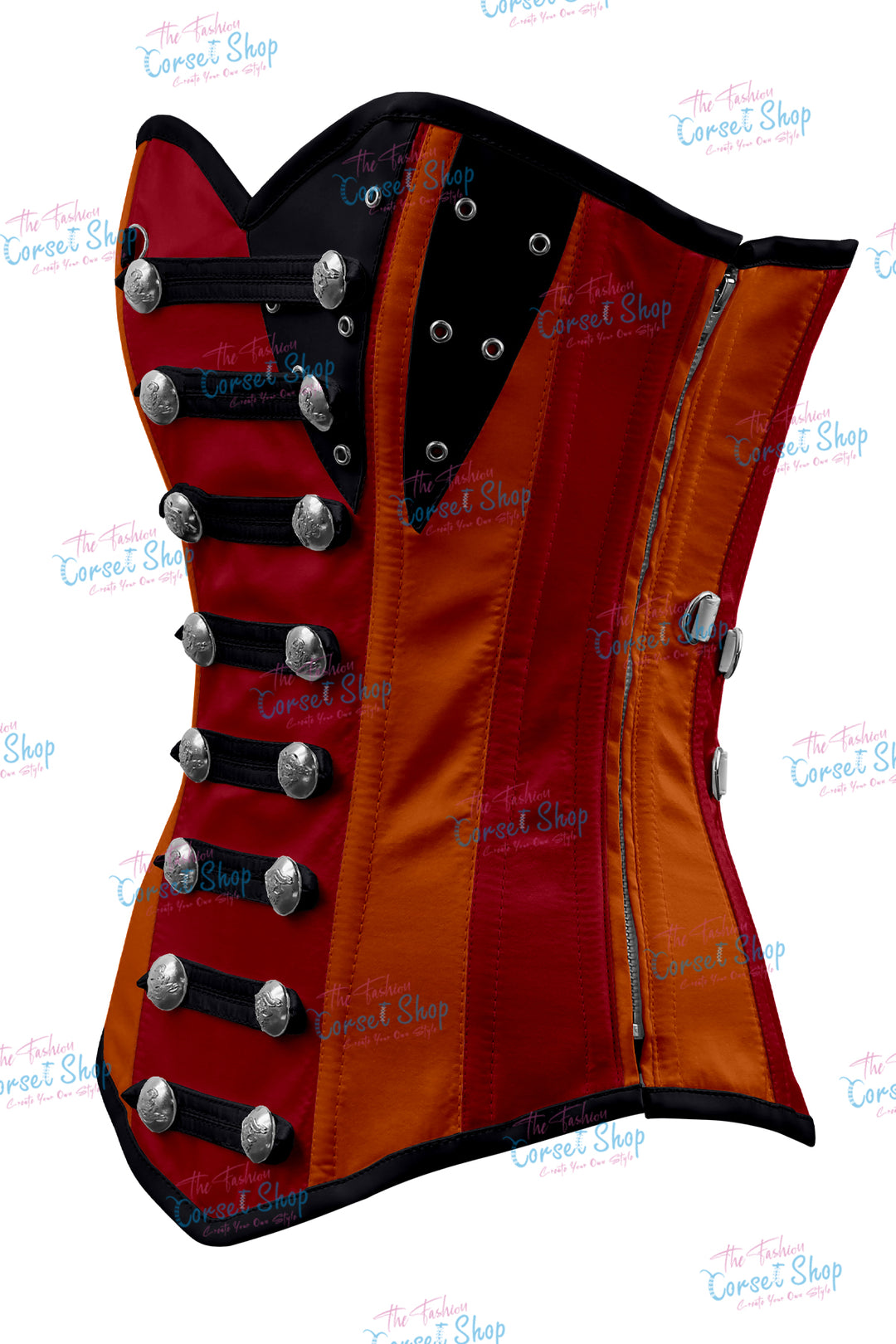 Jessie Satin Overbust Corset