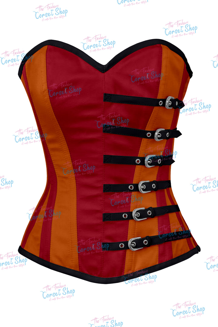 Agabeze Gothic Satin Overbust Corset