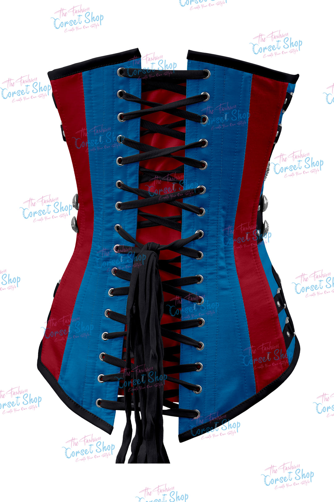 Dackett Satin Steampunk Overbust Corset