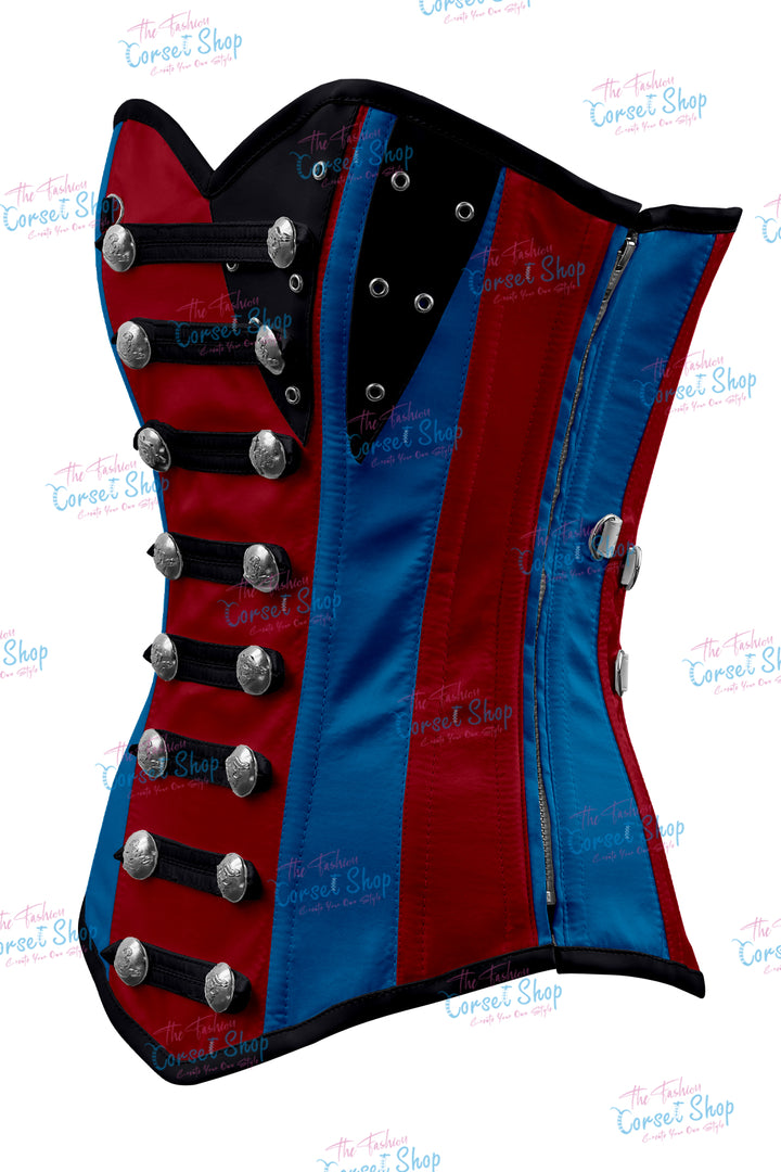 Jessie Satin Overbust Corset