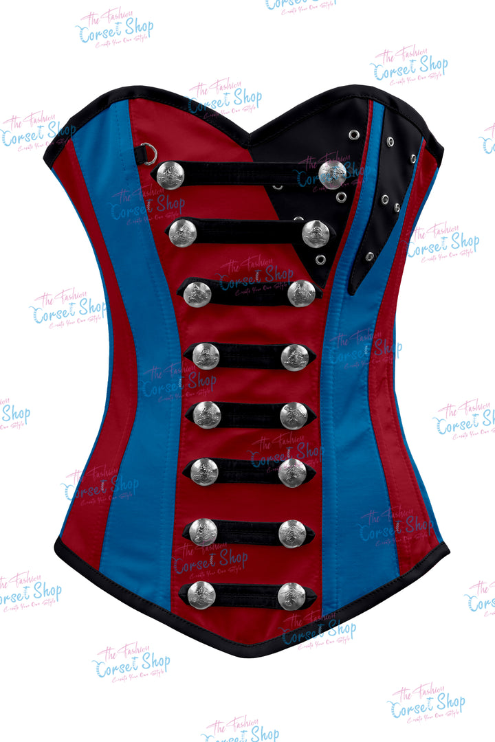Jessie Satin Overbust Corset