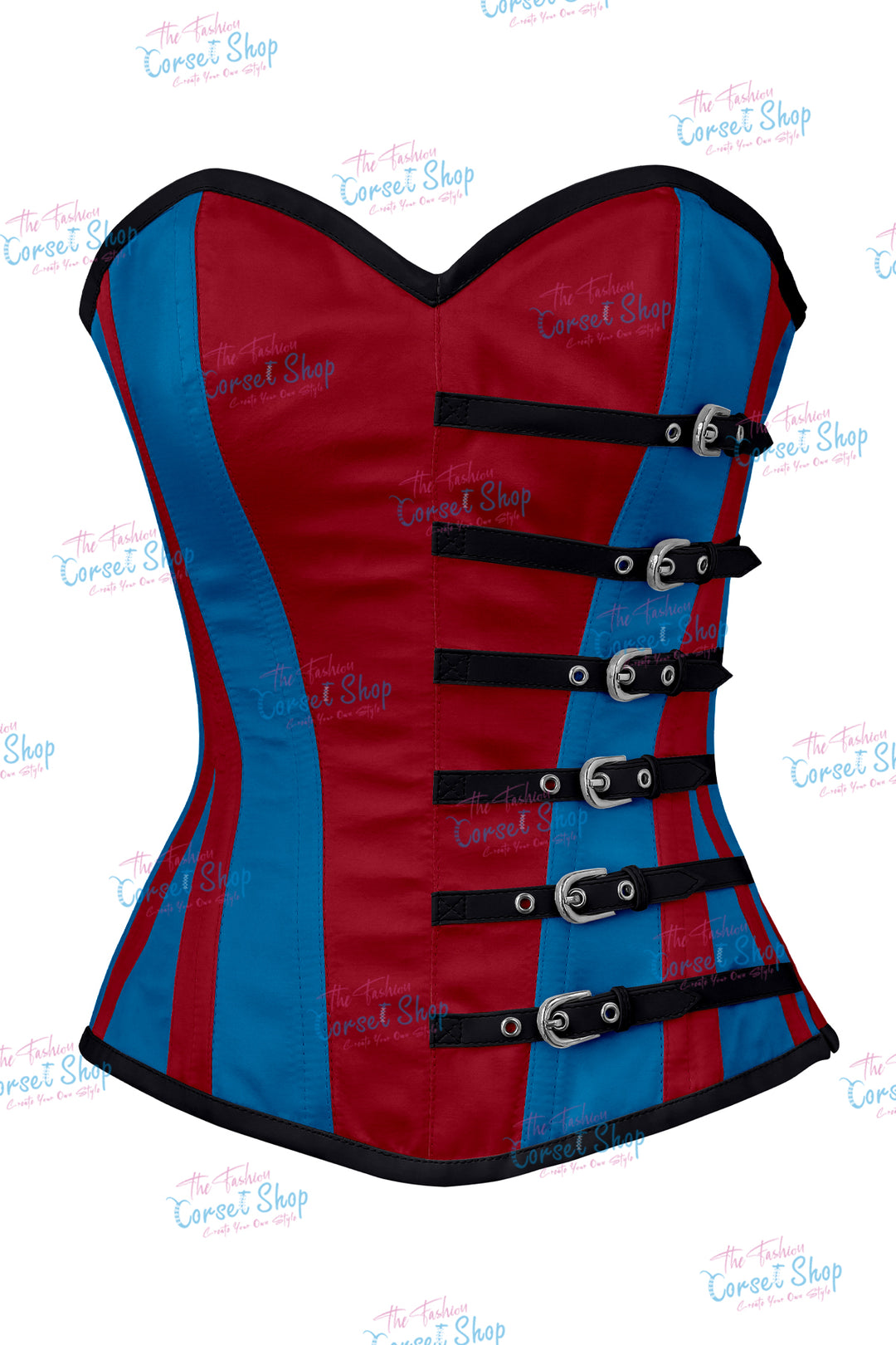 Agabeze Gothic Satin Overbust Corset