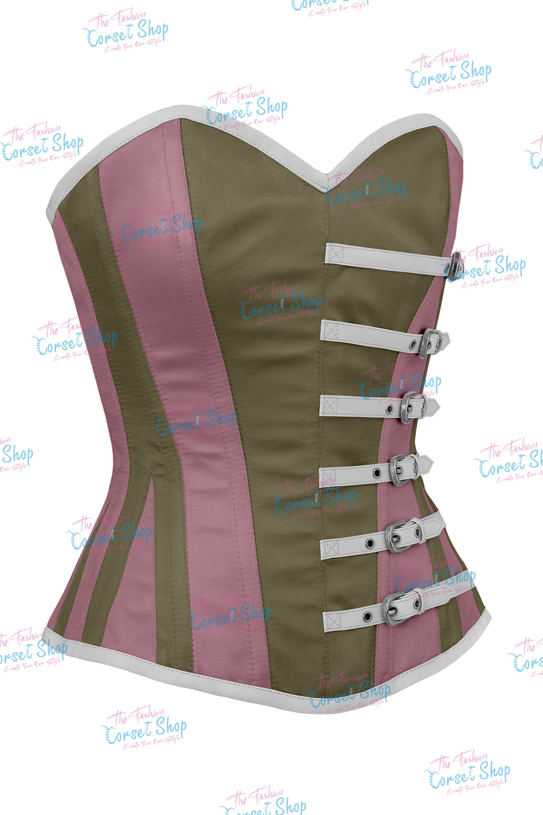 Agabeze Gothic Satin Overbust Corset
