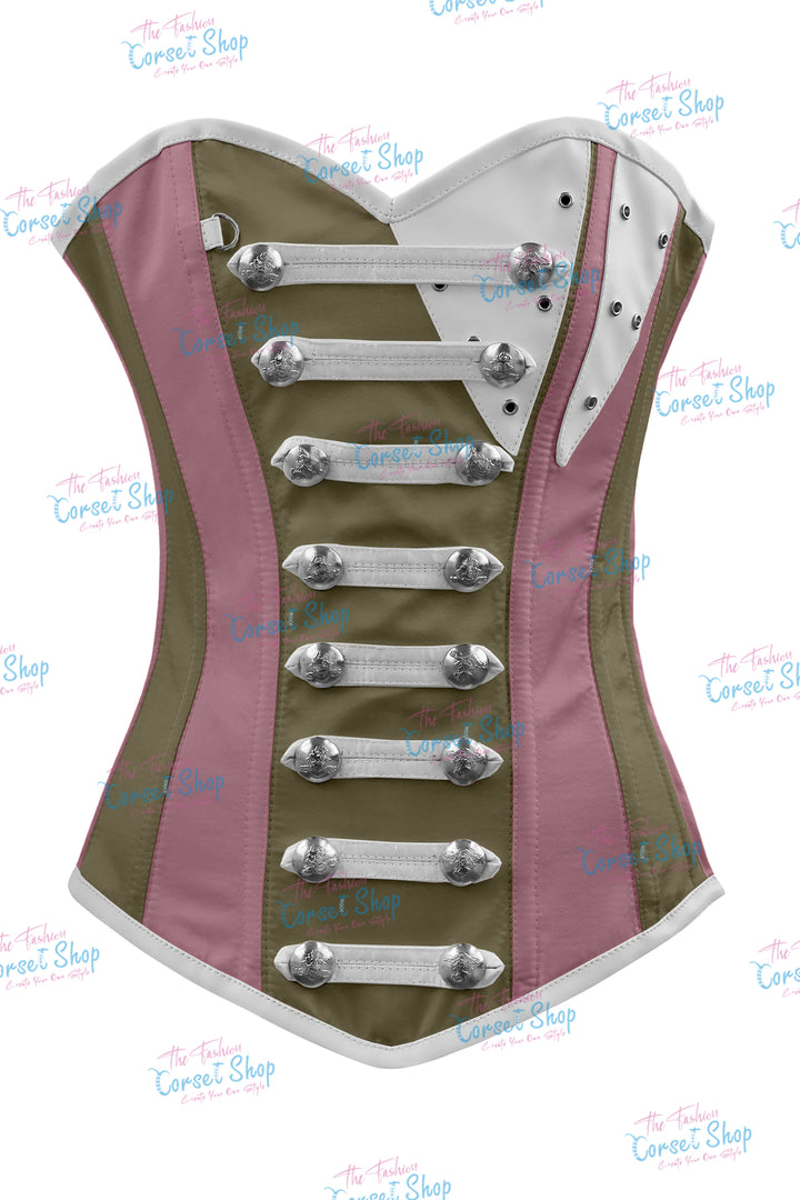 Jessie Satin Overbust Corset