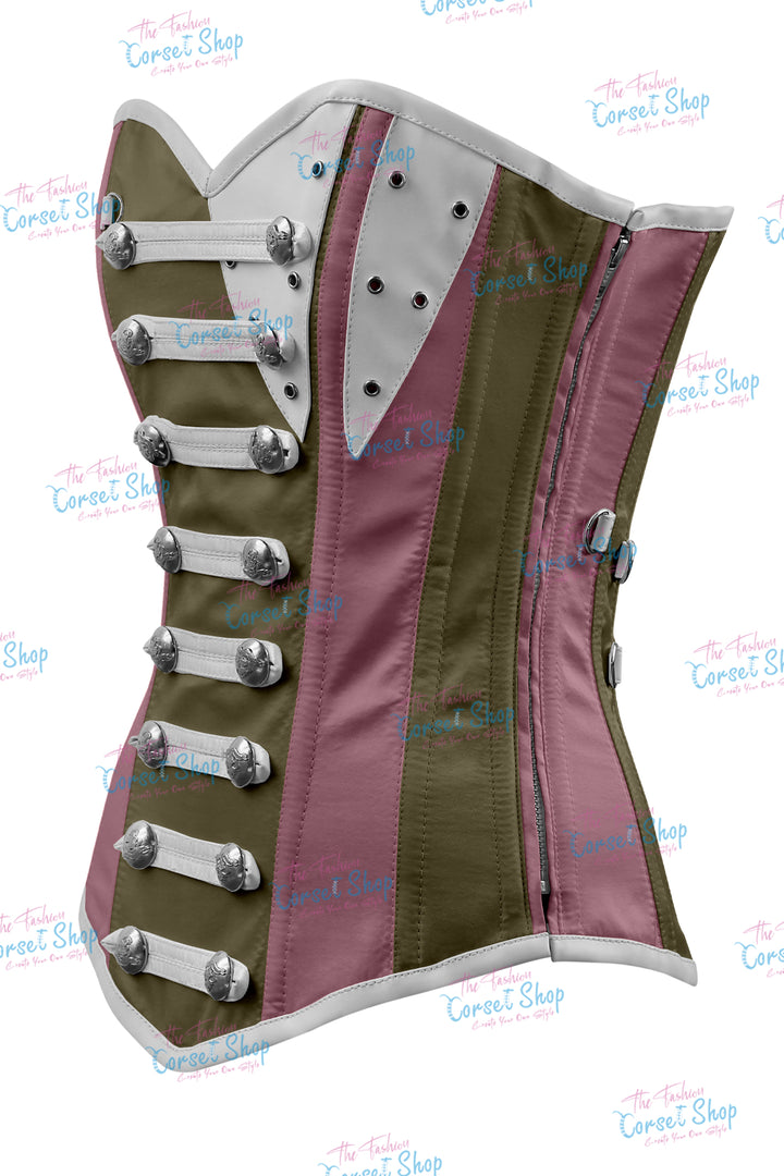 Jessie Satin Overbust Corset