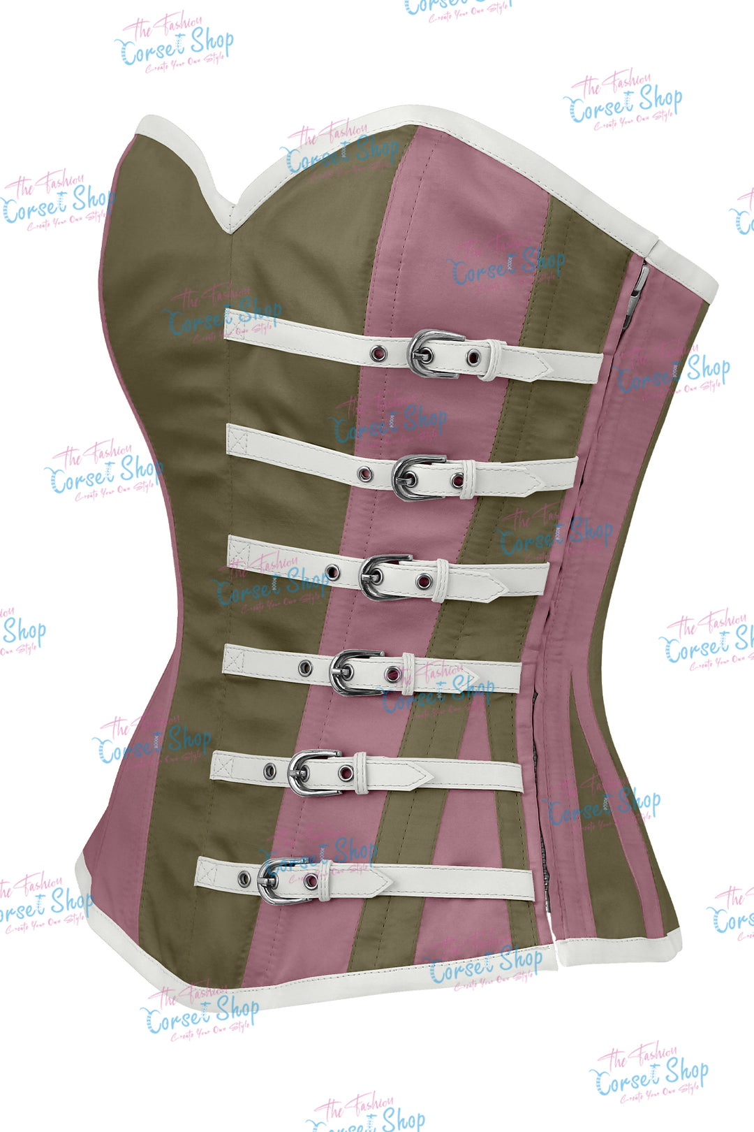 Agabeze Gothic Satin Overbust Corset