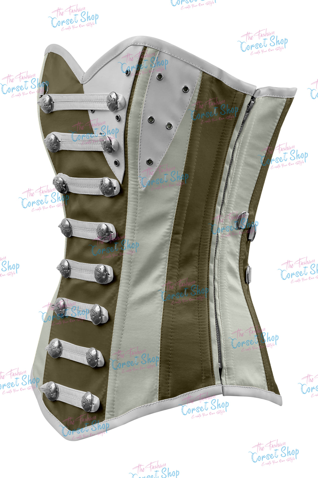 Jessie Satin Overbust Corset