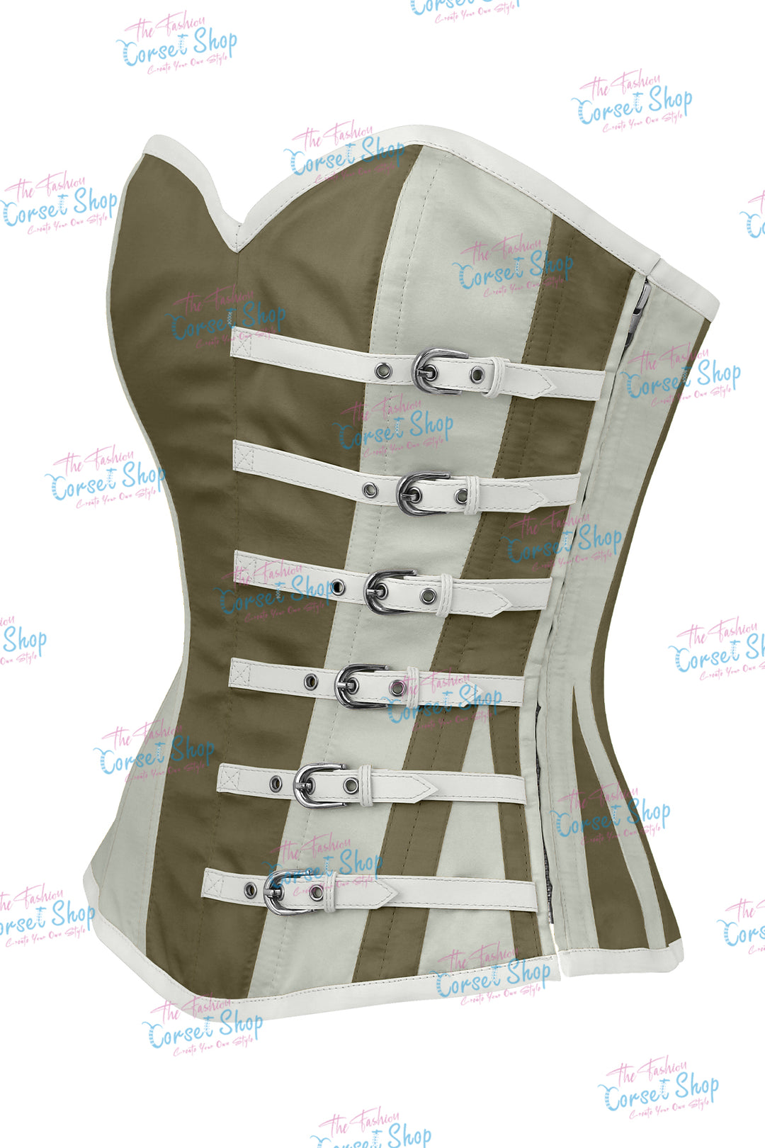 Agabeze Gothic Satin Overbust Corset