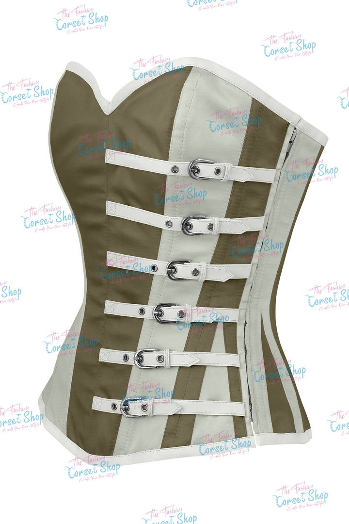 Agabeze Gothic Satin Overbust Corset