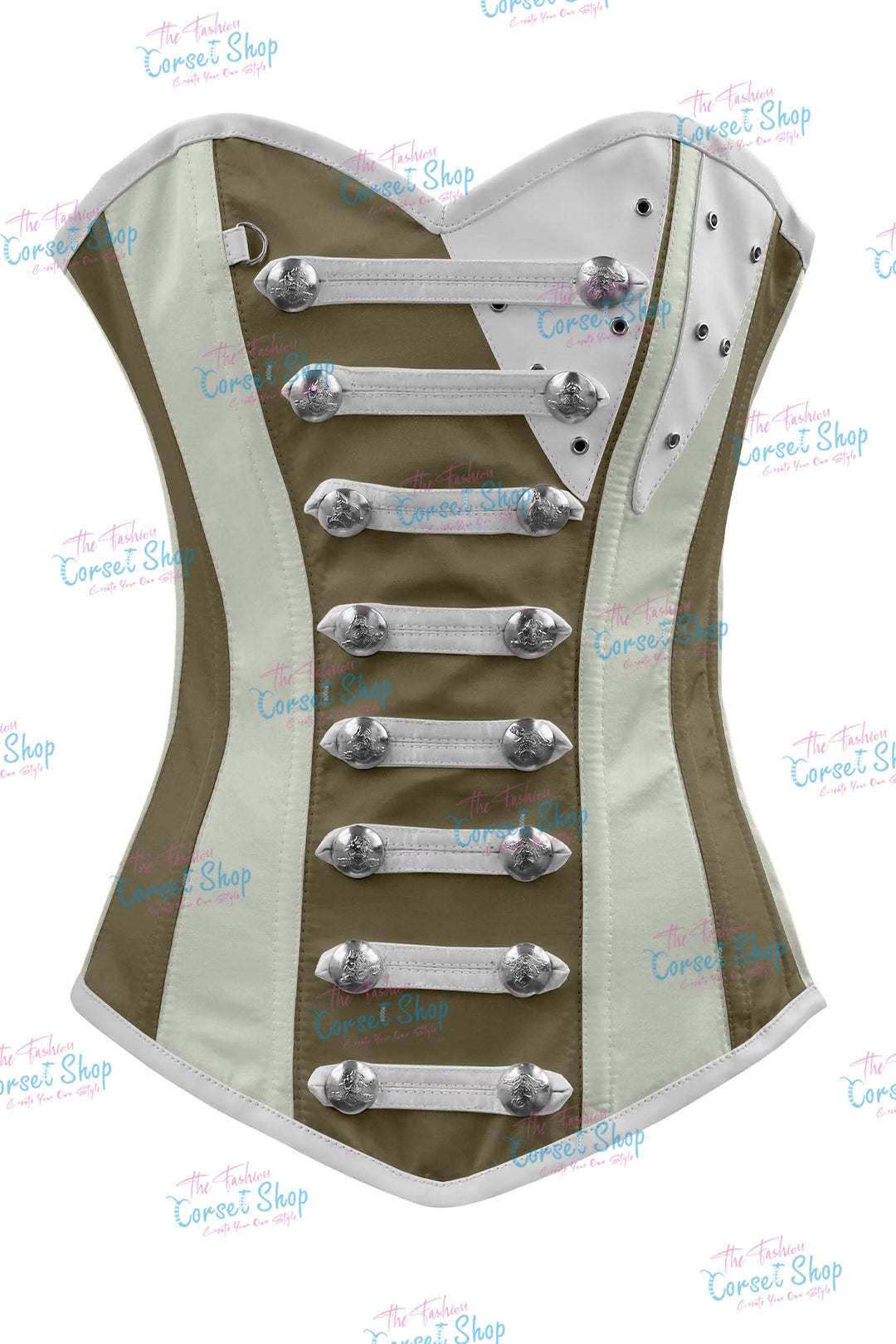 Jessie Satin Overbust Corset